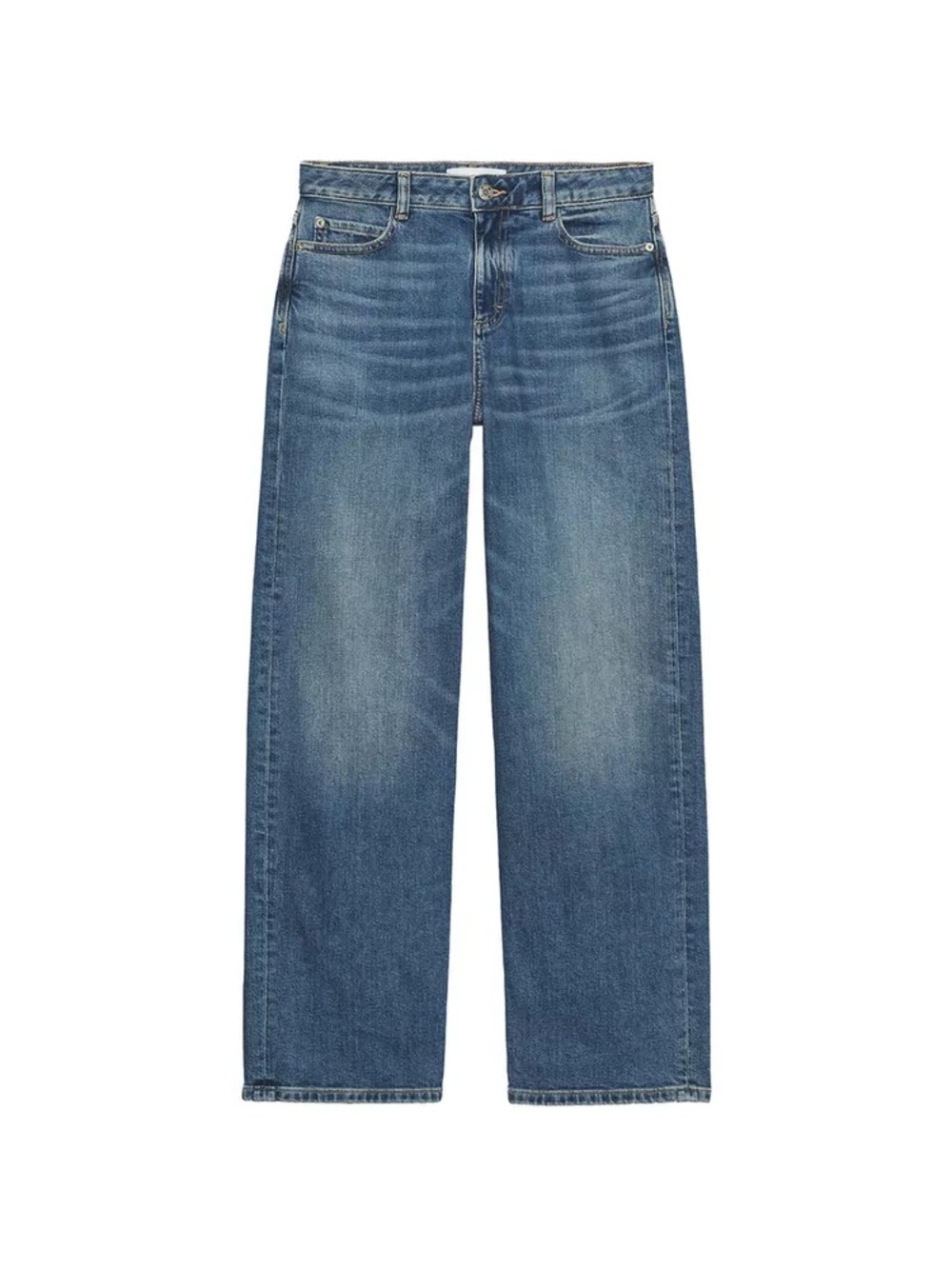 Zara Z1975 Mid-Rise Straight Loose Jeans